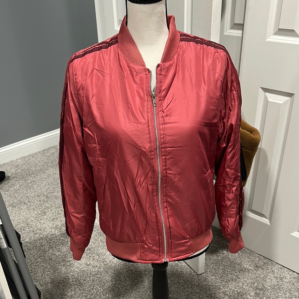 Women's Pink Bomber Jacket